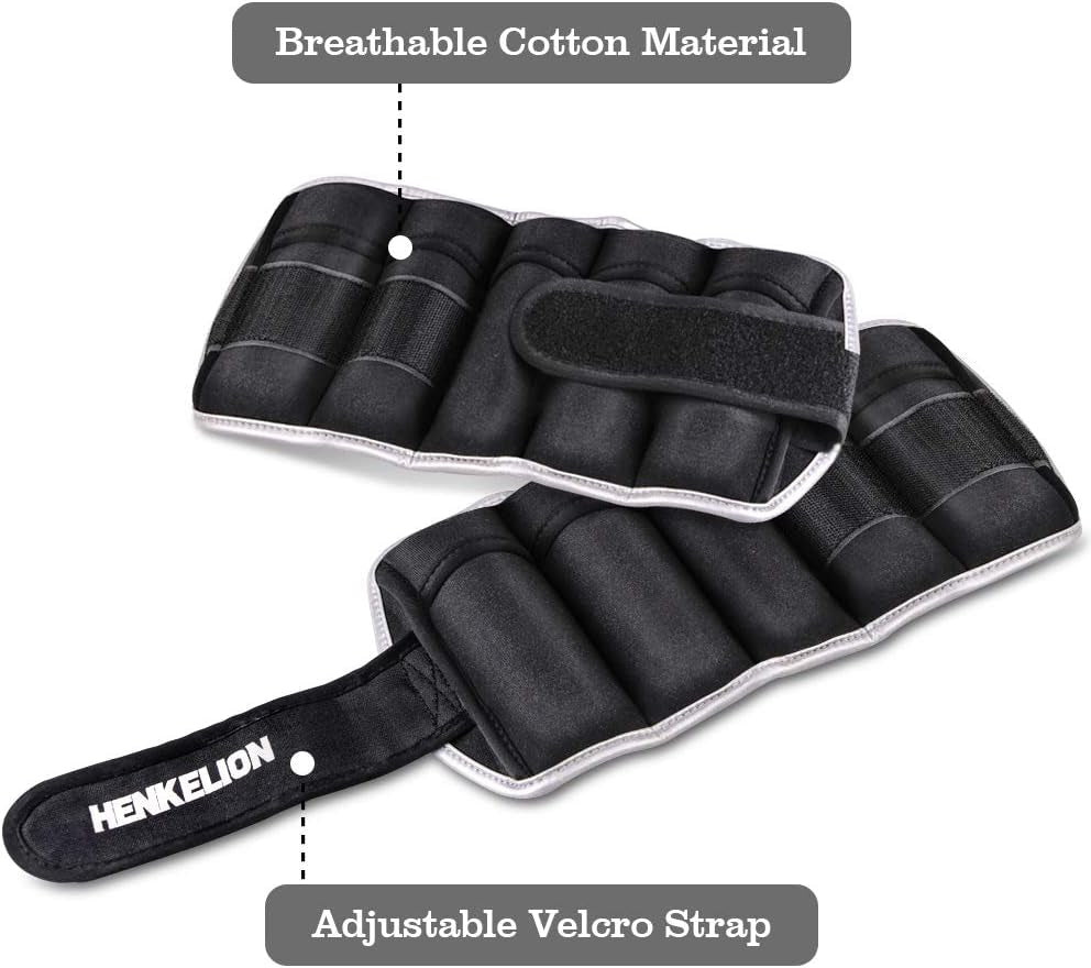 1 Pair 2 Lbs Adjustable Ankle Weights