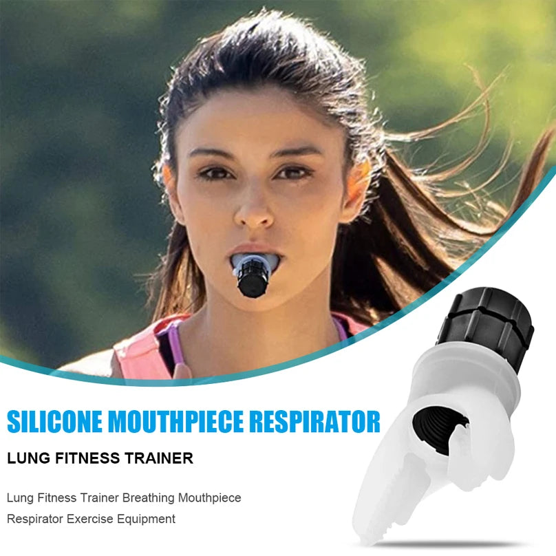 Adjustable Breathing Trainer for Increasing Lung Capacity and Respiratory Fitness