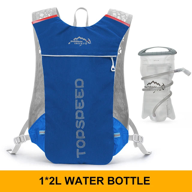 INOXTO Trail Running-Ultra-Light 5L Backpack, Running Hydration Vest, Marathon, Bicycle 1.5L 2L Water Bag