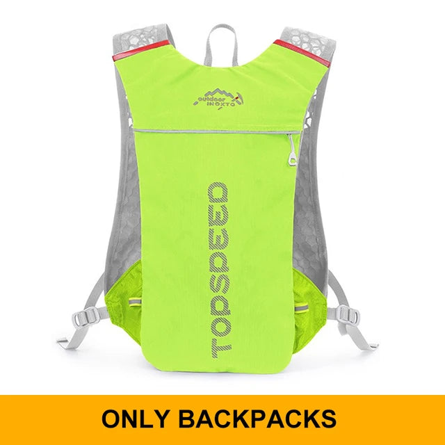 INOXTO Trail Running-Ultra-Light 5L Backpack, Running Hydration Vest, Marathon, Bicycle 1.5L 2L Water Bag