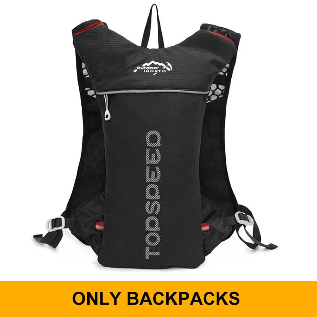 INOXTO Trail Running-Ultra-Light 5L Backpack, Running Hydration Vest, Marathon, Bicycle 1.5L 2L Water Bag