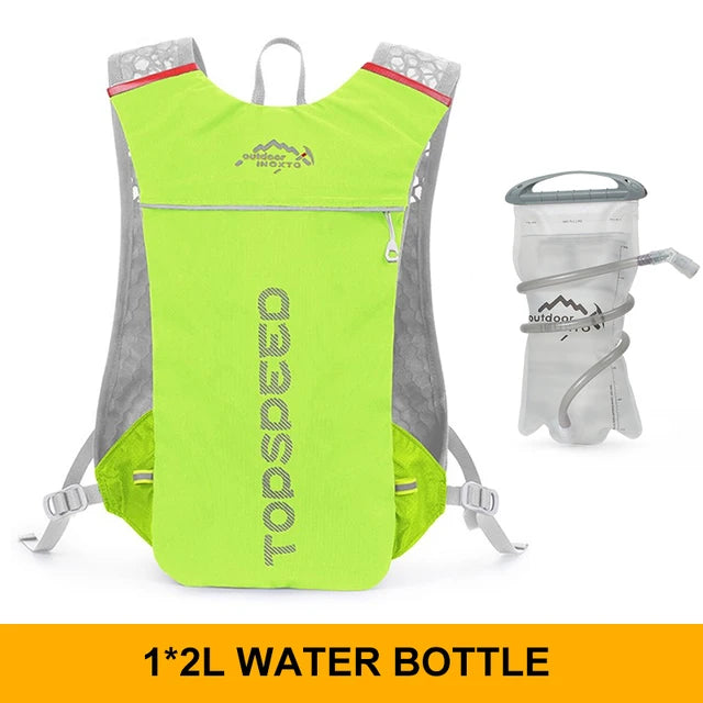 INOXTO Trail Running-Ultra-Light 5L Backpack, Running Hydration Vest, Marathon, Bicycle 1.5L 2L Water Bag